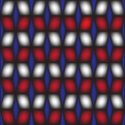 Geometric square box blue black and red vertical vector