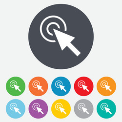mouse cursor sign icon pointer symbol vector image