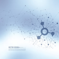 array with dynamic emitted particles vector image
