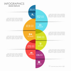 Workflow Diagram Template - Circular vector image