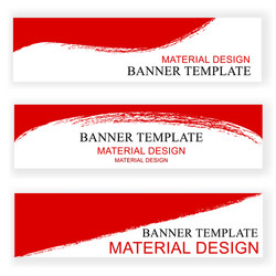 3 variant template scribble red crayon on white vector image
