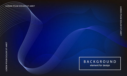 abstract background wave element for design vector image