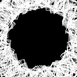 random scattered shapes can be used as a frame vector image