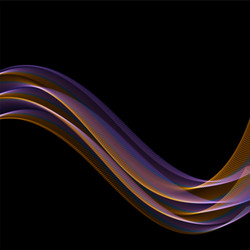 abstract shiny color wave design element vector image