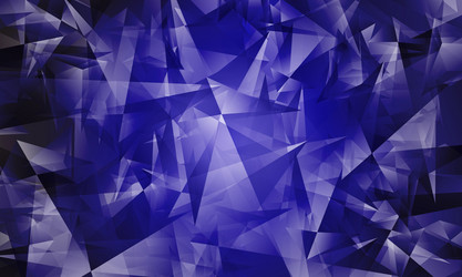 abstract blue triangles gradient background vector image