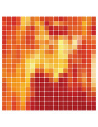 Red Tile Pattern Background vector image