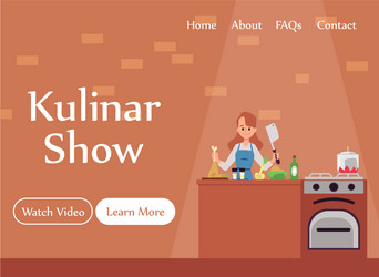 design for web app with video recording vector image