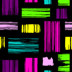seamless striped pattern with colorful rectangles vector image