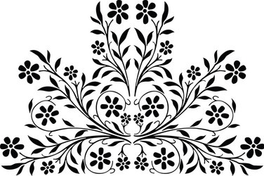 Intricate Scroll Pattern vector image