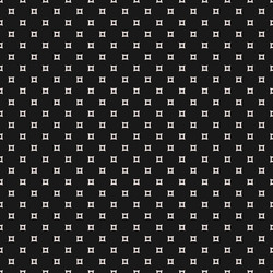 seamless pattern simple outline squares vector image
