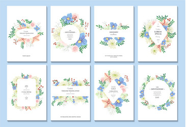 Floral Gold Geometric Banner Vector Image