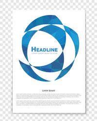 abstract layout background for web vector image