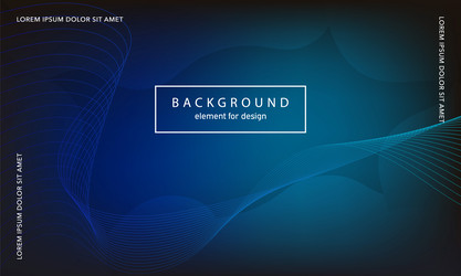 abstract background wave element for design vector image