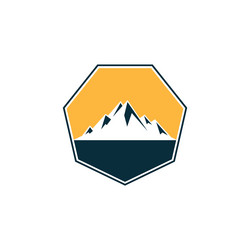 Mountain logo Royalty Free Vector Image - VectorStock