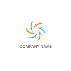 Fire arrow logo design symbol Royalty Free Vector Image