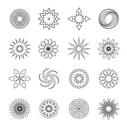 design elements set vector image