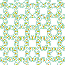 a colourful seamless circular line pattern design vector image
