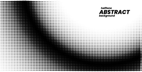 halftone in abstract style with place for text vector image