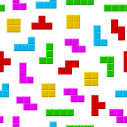 Cyber game seamless pattern Royalty Free Vector Image
