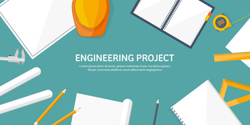 engineering and architecture vector image