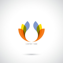Creative abstract logo design template Royalty Free Vector