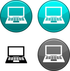 notebook button vector image
