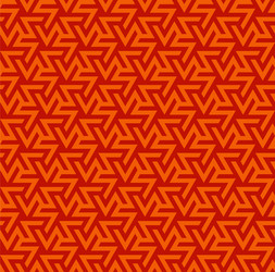 Geometric Red Triangle Pattern vector image