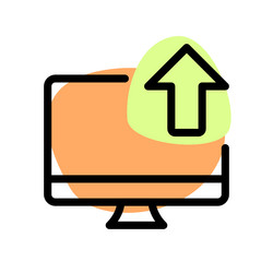 transferring data or files to another device vector image