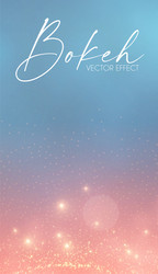 soft bokeh elegant light effect fluid vector image