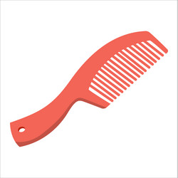 styling straightening cleaning flat design red Vector Image