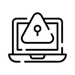website error system hacking web security fault vector image