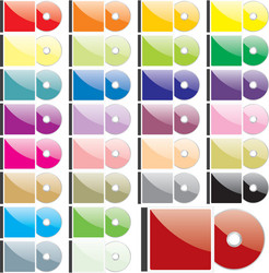 compact disks vector image