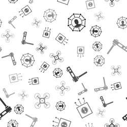 set project team base remote control router vector image