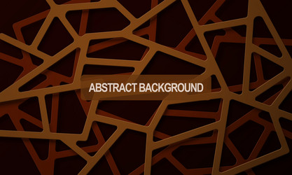 abstract brown realistic lines overlapping layer vector image