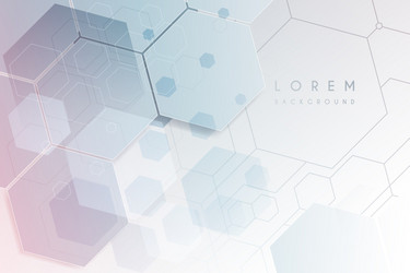 Modern Hexagonal Abstract Background vector image