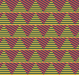 seamless pattern with triangles vector image