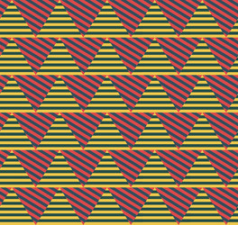 Seamless pattern with triangles vector