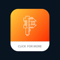 measuring accuracy measure small tiny mobile app vector image