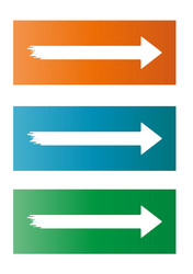 Three different arrows vector