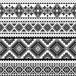 Aztec seamless pattern Royalty Free Vector Image