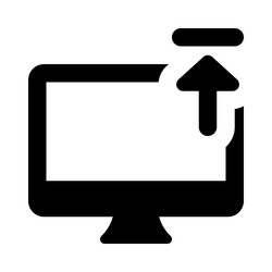 file transfer from a computer to web storage vector image