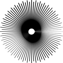geometric radial element abstract concentric vector image