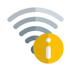 indication of a wireless connection trouble vector image