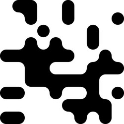 8 bit pixel art design element vector image