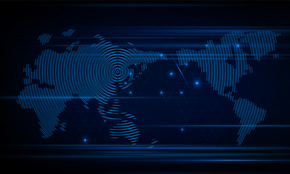 abstract a scanning stream of binary code numbers vector image