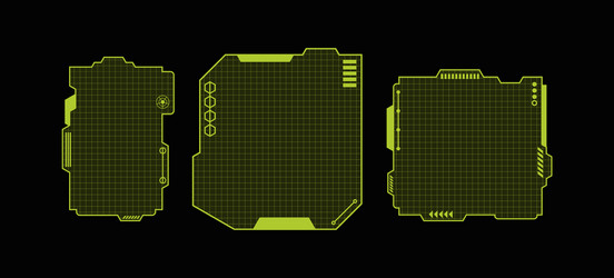 tech elements version background vector image