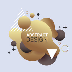 dynamical colored form gradient abstract banner vector image
