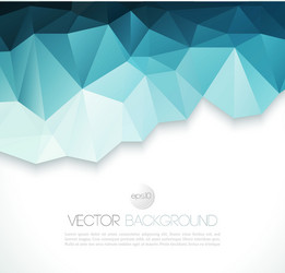Abstract triangle background with space for text Vector Image