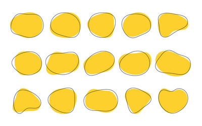 fluid shape design element liquid abstract shapes vector image