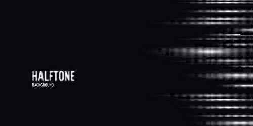 Halftone Monochrome Abstract Background vector image